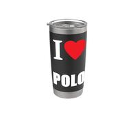 Love Polo Horse Riding Playing Coaching Stainless Steel Insulated Tumbler