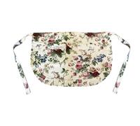 Love Potato Vintage Floral Half Apron with Pockets, Cotton Waist Apron for Women, 65 x 43 cm, Kitchen Cooking Baking (BeigePeony)