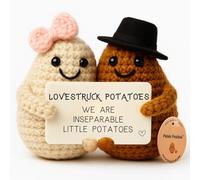 Love Potatoes© | Idea Couple Gift | Romantic Plush | For Him & Her | Surprise Valentine’s Day Anniversary Wedding | I Love You | Partner Boyfriend Girlfriend | Distance Relationship | Cute Pocket Hug