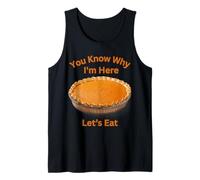 Love Pumpkin Pie Retro Thanksgiving Family Dinner Fun Tank Top