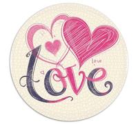 Love Puzzle 1000 Piece Jigsaw Circular Jigsaws Adults Kids Puzzles Puzzling Fun Creative Challenge Games Home Decoration 1000pcs (67.5x67.5cm)
