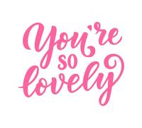 Love Quotes Lettering Calligraphy Wall Stickers Paster Paper 40x50.7cm Do not Damage The Wall Surface Pink