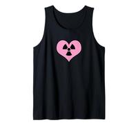 Love Radiation Radioactive Sign Symbol Nuclear Vintage Tank Top