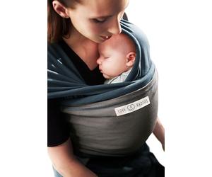 Love Radius The Original JPMBB Baby Wrap - Peacock Blue with Elephant Pocket