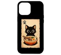 Love Ramen Cat Kawaii Noodle Bowl Anime Ramen Katze Case for iPhone 12 Pro Max