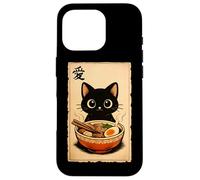 Love Ramen Cat Kawaii Noodle Bowl Anime Ramen Katze Case for iPhone 16 Pro
