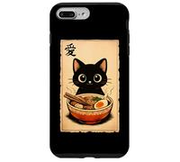 Love Ramen Cat Kawaii Noodle Bowl Anime Ramen Katze Case for iPhone 7 Plus/8 Plus