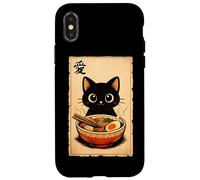 Love Ramen Cat Kawaii Noodle Bowl Anime Ramen Katze Case for iPhone X/XS