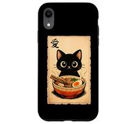 Love Ramen Cat Kawaii Noodle Bowl Anime Ramen Katze Case for iPhone XR