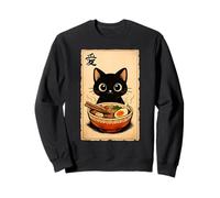 Love Ramen Cat Kawaii Noodle Bowl Anime Ramen Katze Sweatshirt