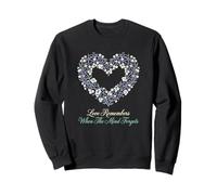 Love Remembers When The Mind Forgets Alzheimer Caregiver Sweatshirt