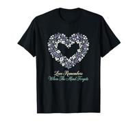 Love Remembers When The Mind Forgets Alzheimer Caregiver T-Shirt