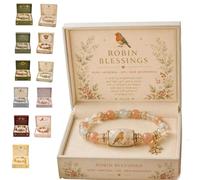 Love Remembrance Highland Cow Blessings, 2026 Love Peace Spring Blessings Bracelet, Hummingbird Beaded Bracelet with Premium Gift Box, Loves, Peace & Spring Blessing Butterfly Bracelets for Women (G)