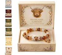 Love Remembrance Highland Cow Blessings with A Lifelike 3D Pendant