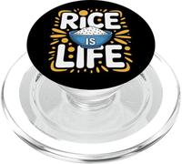 Love Rice Eat Daily Rice Is Life Cook's PopSockets PopGrip for MagSafe