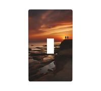 Love Rock Print Switch Plate Covers,1 Gang Wall Plate Single Toggle Light Switch Cover Plate
