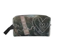 Love Rock Printed Makeup Bag Travel Portable Cosmetic Bag Large Capacity Makeup Case Toiletry Handbag Organiser for Women