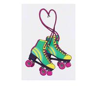 'Love Roller Skates ' Temporary Tattoo - Water Resistant, Skin-Safe, Non-Toxic Transfer (TO00083447)