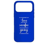 Love Sacrifice Giving Print St. Maximilian Kolbe Case for iPhone 17 Pro Max