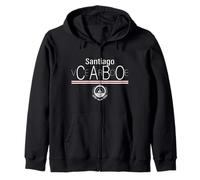 Love Santiago Cabo Cape Verde With Cape Verdean Emblem Zip Hoodie