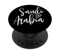 Love Saudi Arabia Cute Heart Proud Saudi Arabians PopSockets Adhesive PopGrip