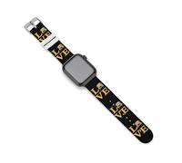 Love School Bus Silicone Watch Band Replacement Watch Straps Adjustable Sport Wristband for Women Men 42mm/44mm