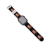 Love Sea Lion Silicone Watch Band Replacement Watch Straps Adjustable Sport Wristband for Women Men 38mm/40mm