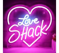 Love Shack Neon Signs for Wall Decor Neon Lights Neon Lights for Bedroom Led Signs