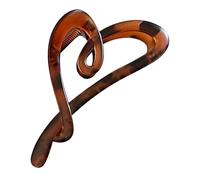 Love Shape Hair Clip - 7 cm Heart Clamp, Matte Clip, Non-Slip Jaw Handle, Elegant Fashion Accessory with Strong Hold for Women and Girls Who Style Every Day at the Party