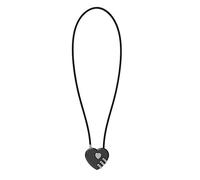 Love Shape Wedding Gift Heart Passwords Code Padlocks Cart Case Concentric-Lock Long Wire Rope Passwords Padlocks Small