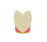 Love-Shaped Makeup Stool with Backrest Modern Dressing Chair and Shoe Changing Stool Iron Frame for Living Room Long-Lasting(Beige)
