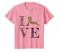 Love Shofar Rosh Hashanah T-Shirt, Youth, Pink, Small
