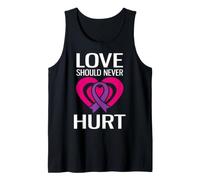 Love Should Never Hurt Narcissistic Abuse Domestic Violence Tank Top