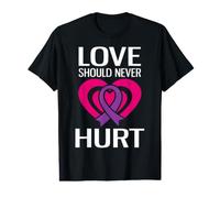 Love Should Never Hurt Narcissistic Abuse Domestic Violence Value Graphic T-Shirt