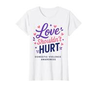 Love Shouldn’t Hurt Design for Domestic Violence Awareness T-Shirt