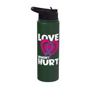 Love Shouldn't Hurt Narcissistic Abuse Domestic Violence Stainless Steel Insulated Water Bottle