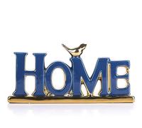 Love Sign Decoration,Blue and Gold Love Signs for Home Decor Statue,Gold Bird Sculpture Personalized Love Decor,Gold Style Figurine Decorative Ornaments for Living Room,Bedroom,Desktop,Cabinets