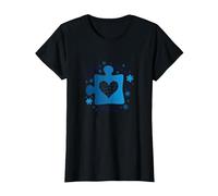 Love Someone with Autism: Awareness & Support T-Shirt, Women, Black, L