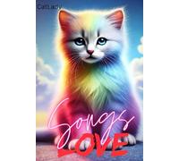 LOVE Songs: 120-page notebook (6" x 9") with black-lined pages for lyrics and purple-lined pages for writing chords or musical notes.