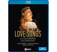 Diana Damrau; Jonas Kaufmann; Helmut Deutsch - Love Songs by Schumann and Brahms [Blu-ray] [Region Free] [NTSC]