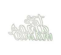Love Spanish Word Metal Cutting Dies Stencil Embossing Album Template Scrapbooking Die Cuts