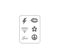 Love Sparks Temporary Tattoo Lasts To 15 Days Waterproof Semi Permanent Sticker