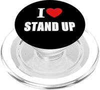 Love Stand-Up Comedy Improv Fans And Comedians PopSockets PopGrip for MagSafe