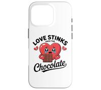 Love Stinks Pass the Chocolate Funny Anti Valentine Case for iPhone 16 Pro