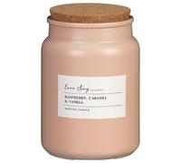 Love Story Collection Scented Candle - This Love Story Collection Scented Candle is The Perfect Way to Create A Relaxing, Cosy, Or Romantic Atmosphere in The Home (Raspberry)