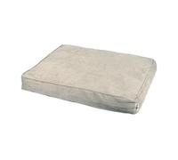 Love Story, Cushion, rectangular, velvet, chenille, polyester, 100 x 80 x 15 cm, granite, linen