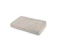 Love Story, Cushion, rectangular, velvet, chenille, polyester, 80 x 60 x 10 cm, granite, linen