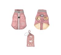 Love Story, Down Jacket Fleece Lined Zip Storage Pouch Size 1/25 cm Ash Pink