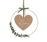 Love Story 'Love' Hoop Wreath