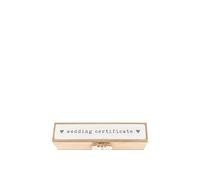 Love story MDF Certificate Holder "Wedding Certificate" in Light Beige Love story Light Beige